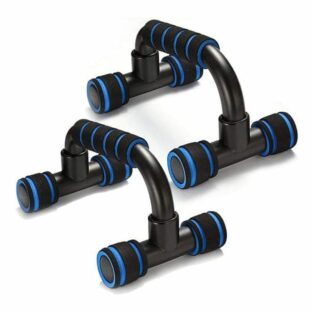 Gym Utility - Push Up Bars Stand with Foam Grip Handle Home Gym Fitness Exercise