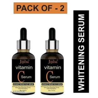 JIJIBA Vitamin C Face Serum For Skin Brightening, Skin Toning & Anti Ageing for Men and Women (Pack of 2)
