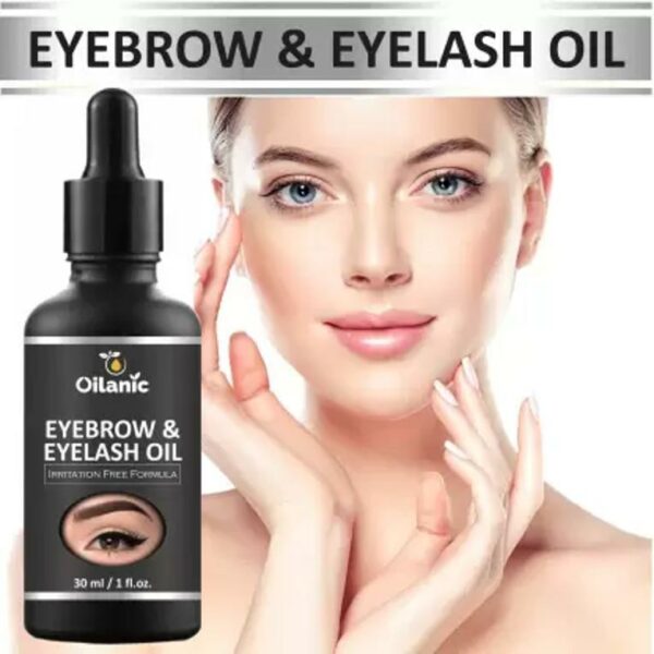 Oilanic Eyebrow & Eyelash oil For Women Strength with Pure Natural Ingredient ( 30 ml) Hair Oil