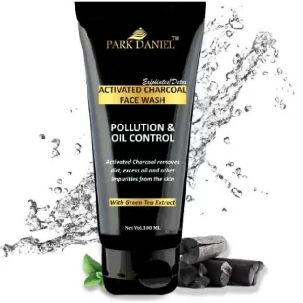 Park Daniel Activated Charcoal Face Wash - Pollution & Oil Control- To Remove dirt, Excess Oil & other impurities from the Skin (100 ml)