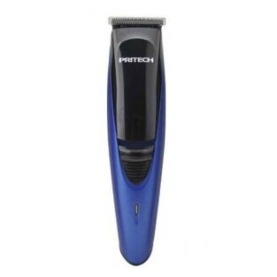 Pritech Pr-2046 Home Use Professional Rechargeable Hair and Beard Multipurpose Clipper for men Runtime: 60 min Trimmer for Men (Blue)