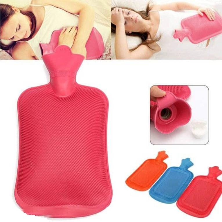 Rubber Hot Water Heating Pad Bag for Pain Relief - StayHit - StayFit