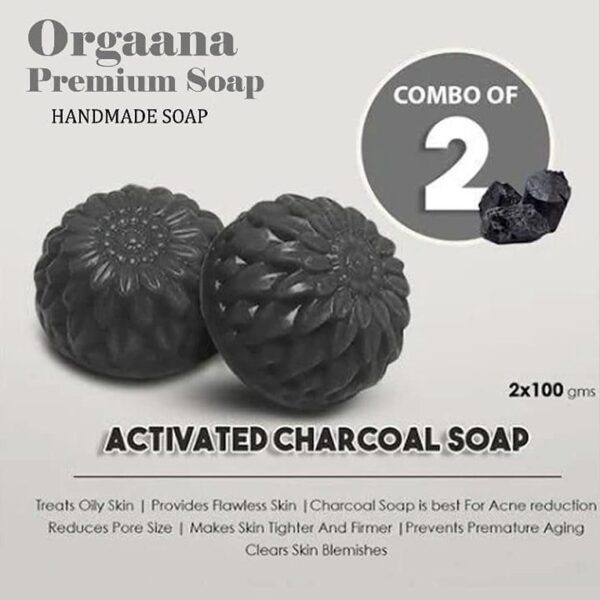 Activated Charcoal Soap (100 gms each) - Pack of 2