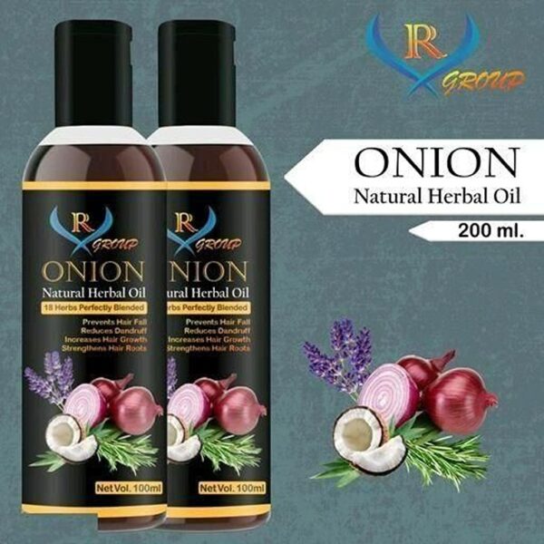 VR Group Onion Herbal Hair Oil, 100 ml (Pack of 2) (KDB-1556956)