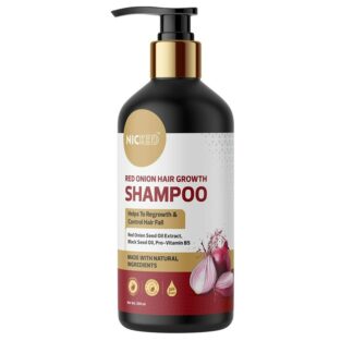 NICKED Red Onion & Black Seed Oil Extract Shampoo - 300ML