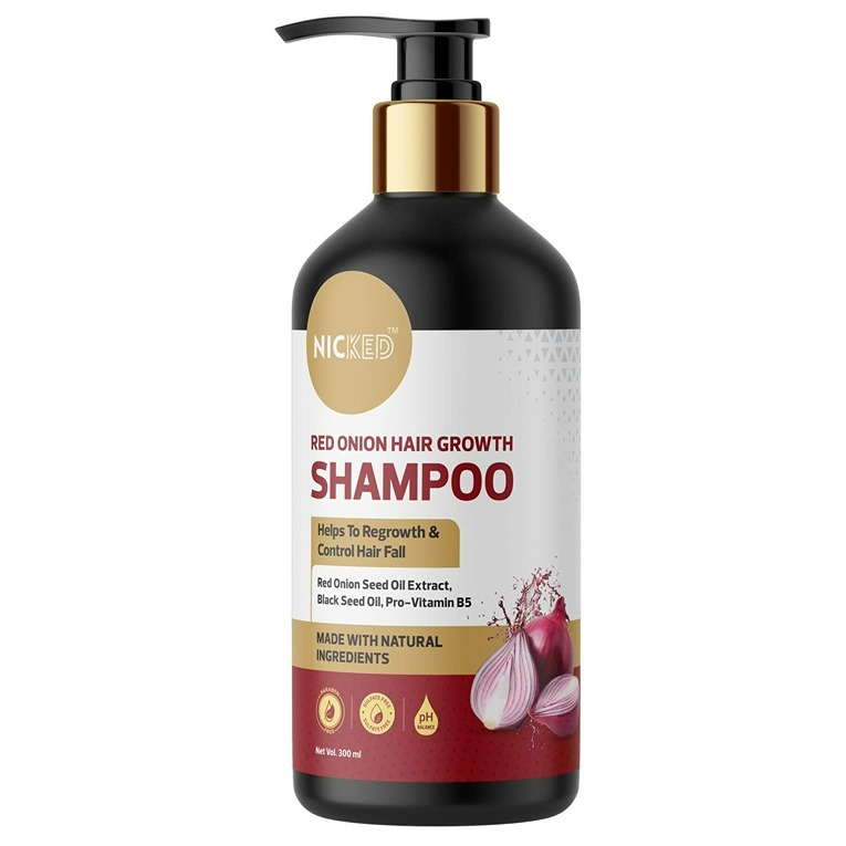 NICKED Red Onion & Black Seed Oil Extract Shampoo - 300ML (KDB-2356258) -  StayHit - StayFit