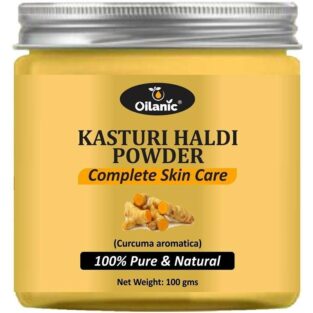 Oilanic 100% Pure & Natural Kasturi Haldi Powder (100 gms)
