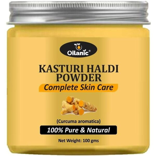 Oilanic 100% Pure & Natural Kasturi Haldi Powder (100 gms)