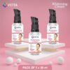 Ovetta Herbel Whiteglow Skin Whitening and Brightening Gel Cream SPF-25 30gm - Pack of 3 (KDB-2300729)