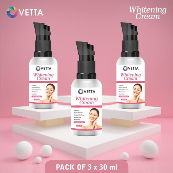 Ovetta Herbel Whiteglow Skin Whitening and Brightening Gel Cream SPF-25 30gm - Pack of 3 (KDB-2300729)