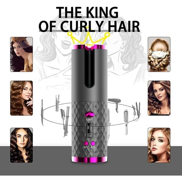 Rechargeable Automatic Wireless Electric Hair Curler