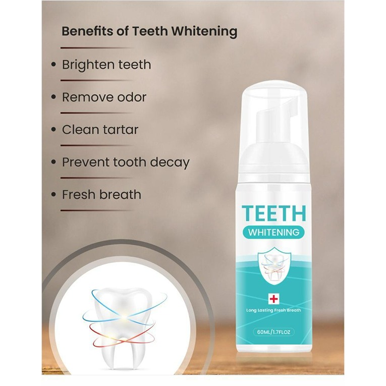 Teeth Whitening Toothpaste, Toothpaste Cleansing Foam