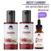Druvan Cosmetic Onion Hair Oil 50 ml (Pack Of 2) ( Get 50ml Beard Oil Free)