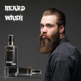 Grolet Men's Refreshing Beard Wash Shampoo (100 ml)