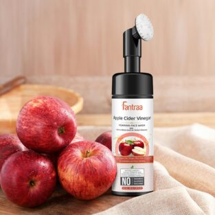 Apple Cider Vinegar Foaming Face Wash with Built-In Face Brush, 150ml (KDB-2371889)