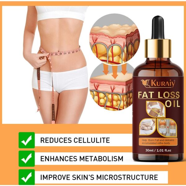 Kuraiy Premium Fat Loss Oil, Belly Fat Reduce Oil