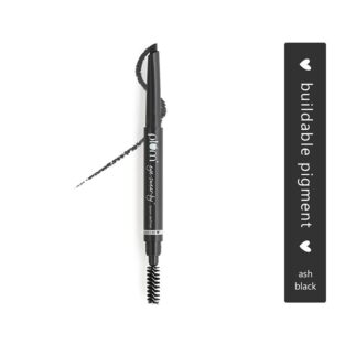 Plum Eye-Swear-By Brow Definer - Ash Black, Buildable Pigment, With Vitamin E, Vegan & Cruelty Free