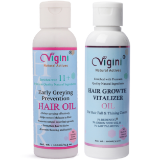 Vigini 1% Redensyl Hair Growth Vitalizer Oil & Anti Greying Oil