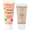 Vigini Body Polishing Cream, Lightening Whitening Moisturizing Polishing Smoother + Under Eye Cream