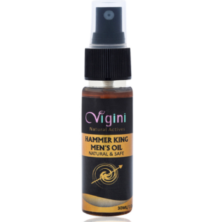 Vigini Hammer King Delay Spray Oil for 8 Inch Penis Enlargement, 30ml