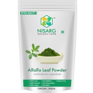 Nisarg Organic Alfalfa Leaf Powder - 100% Pure & Natural