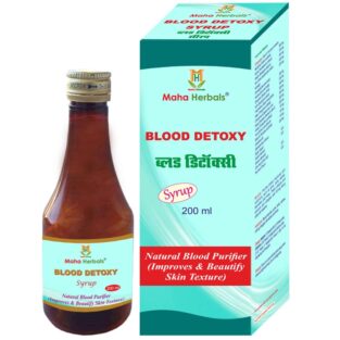 Maha Herbals Blood Detoxy Syrup, Ayurvedic syrup for Blood Detoxy - 200 ML