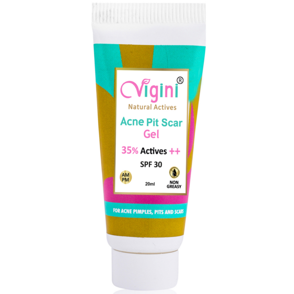 Vigini Natural Actives Acne Pit Scar Gel