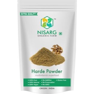Nisarg Organic Harde/ Haritaki Powder - 100% Pure & Natural