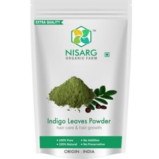 Nisarg Organic Indigo Leaf Powder - 100% Pure & Natural