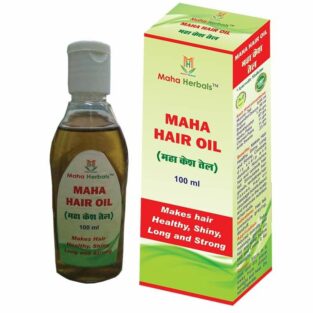 Maha Herbals Maha Hair Oil, Ayurvedic Oil for Hair Fall and Dandruff - 100ML