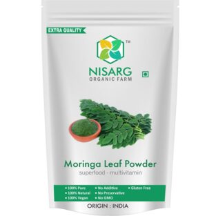 Nisarg Organic Moringa Leaf Powder - 100% Pure & Natural