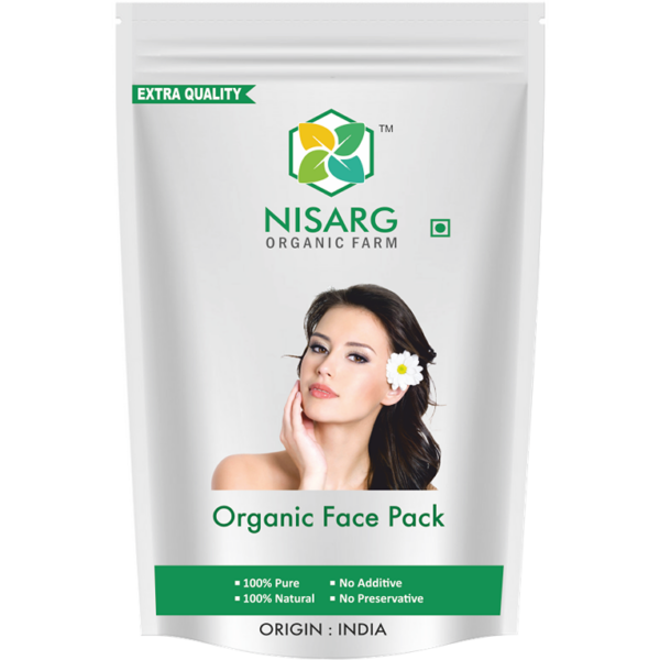 Nisarg Organic Facepack Powder - 100% Pure & Natural