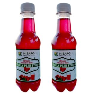 Nisarg Organic Prickly Pear Syrup - 100% Pure & Natural