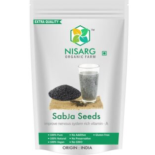 Nisarg Organic Sabja Seeds - 100% Pure & Natural