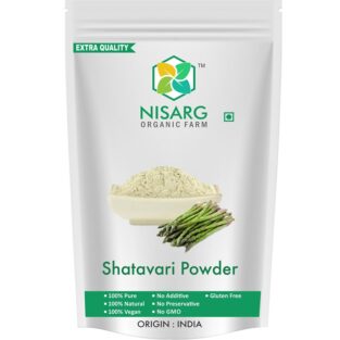 Nisarg Organic Shatavari Root Powder - 100% Pure & Natural