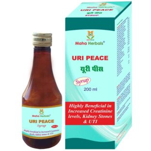 Maha Herbals Uri Peace Syrup, Ayurvedic Syrup for Urine Disorder - 200ML