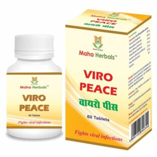Maha Herbals Viro Peace Tablet, Ayurvedic Medicine for Viral Fever - 60 Tablets
