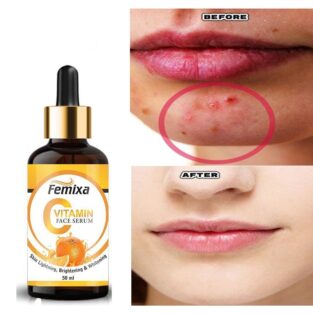 femixa vitamin c face serum -for anti agening smoothing & brightning face vitamin c serum