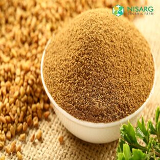 Nisarg Organic Fenugreek Seeds Powder - 100% Pure & Natural