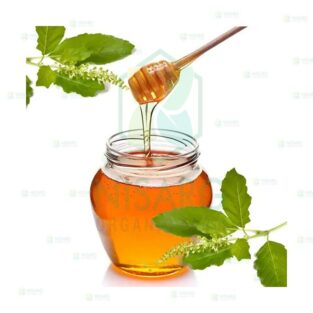 Nisarg Organic Raw Tulsi Honey Syrup - 100% Pure & Natural