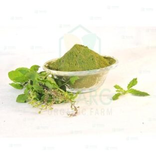 Nisarg Organic (Holy Basil) Tulsi Powder - 100% Pure & Natural