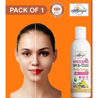Abhigamyah Whitening body lotion SPF15+ Skin Lighten & brightening cream (200 ml.) Pack Of 1