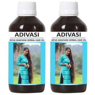 Donnara Organics Jeeva Sanjivani Herbal Hair Oil Strengthening & Volumised Hair Combo pack of 2 bottles of 100 ml