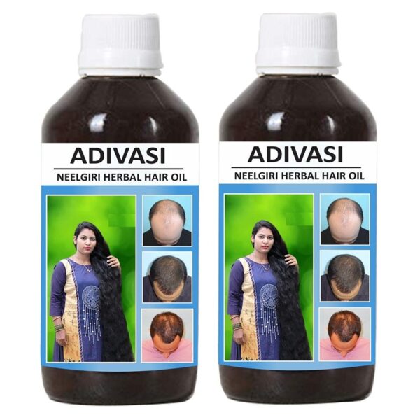 Herbal Adivasi Hair Oil (Pack Of 2) 100ML Per Bottle