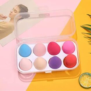 Makeup Sponge Beauty Blender Set - For Foundation Blender with Egg Case, Flawless for Cream, Powder and Liquid