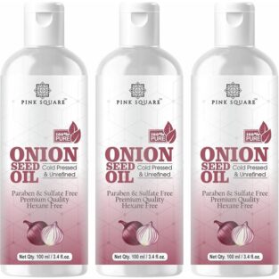Premium Onion Hair Oil ( Non-Sticky) - For Strong and Shiny Hair Combo Pack of 3 Bottle of 100ml (300ml)