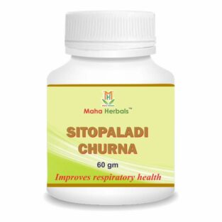 Maha Herbals Sitopaladi Churna, Ayurvedic Medicine for Cough & Phlegm - 60GM