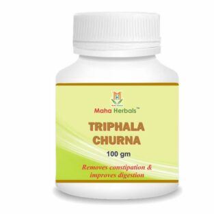Maha Herbals Triphala Churna, Best Herbal Medicine for Constipation - 100GM