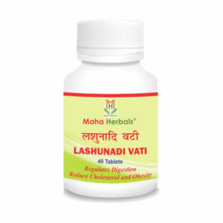 Maha Herbals Lashunadi Vati for Diarrhoea, Obesity Reduce Vati - 40 Tablets