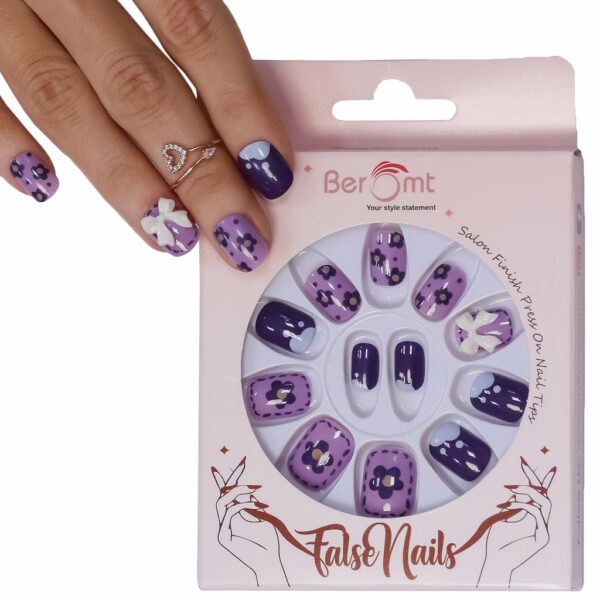 Beromt False nails Oval Nails False Round Nails